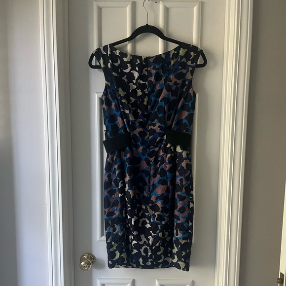 Nanette Lepore Silk Cheetah Print Sheath Dress - Picture 3 of 4